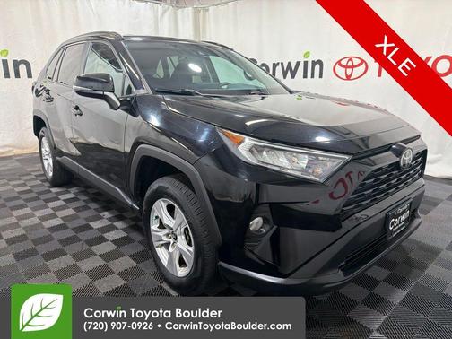 Midnight Black Metallic 2021 Toyota RAV4 XLE