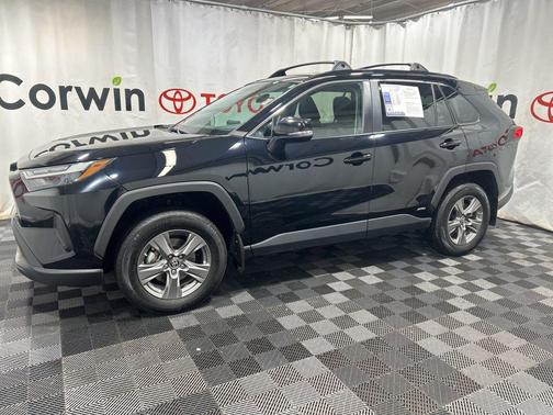Midnight Black Metallic 2024 Toyota RAV4 Hybrid LE