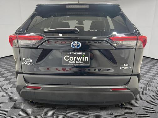 Midnight Black Metallic 2024 Toyota RAV4 Hybrid LE