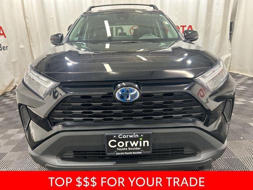 Midnight Black Metallic 2024 Toyota RAV4 Hybrid LE