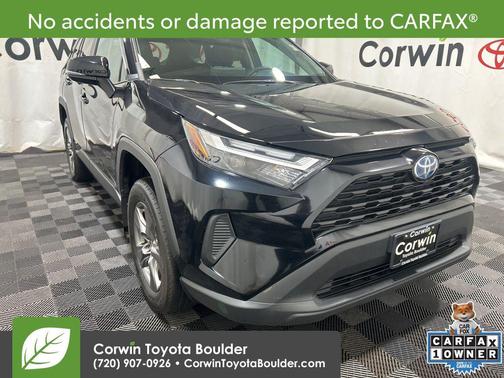 Midnight Black Metallic 2024 Toyota RAV4 Hybrid LE