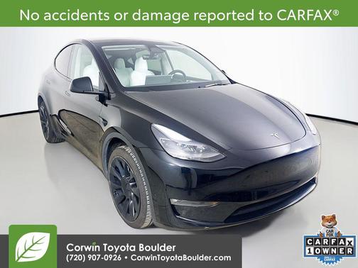 Solid Black 2024 Tesla Model Y Long Range Dual Motor All-Wheel Drive