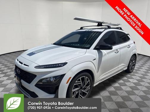 Lunar White 2023 Hyundai KONA N Line