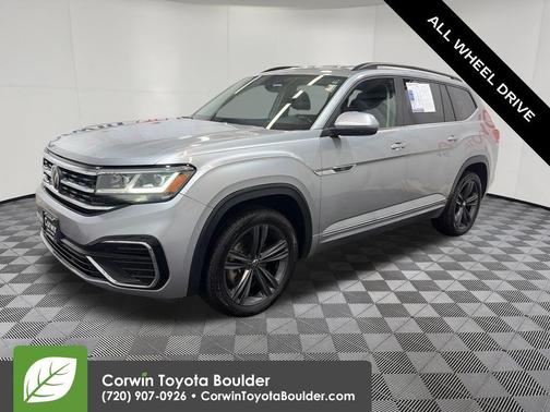 Pyrite Silver Metallic 2021 Volkswagen Atlas 3.6L SE w/Technology