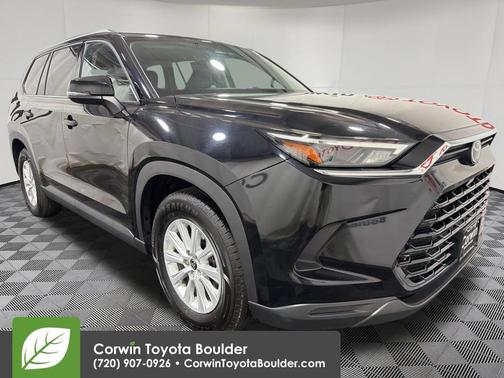 Midnight Black Metallic 2025 Toyota Grand Highlander XLE