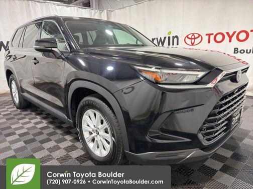 Midnight Black Metallic 2025 Toyota Grand Highlander XLE