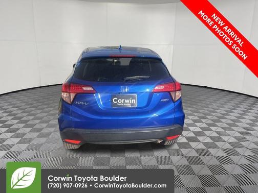 Aegean Blue Metallic 2018 Honda HR-V EX