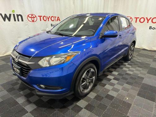 Aegean Blue Metallic 2018 Honda HR-V EX