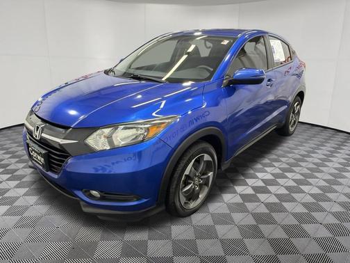 Aegean Blue Metallic 2018 Honda HR-V EX