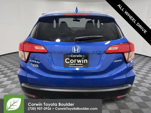 Aegean Blue Metallic 2018 Honda HR-V EX