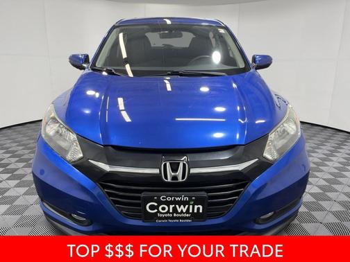 Aegean Blue Metallic 2018 Honda HR-V EX