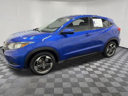 Aegean Blue Metallic 2018 Honda HR-V EX