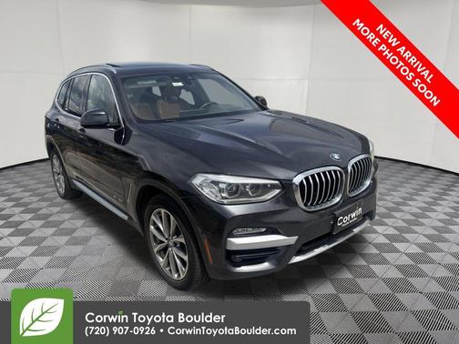 Dark Graphite Metallic 2018 BMW X3 xDrive30i