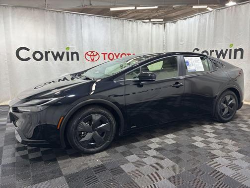 Midnight Black Metallic 2025 Toyota Prius LE