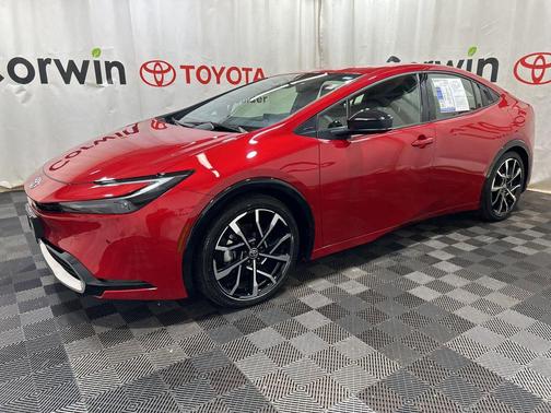 Supersonic Red 2025 Toyota Prius Plug-In Hybrid XSE