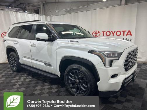 White 2026 Toyota Sequoia Platinum