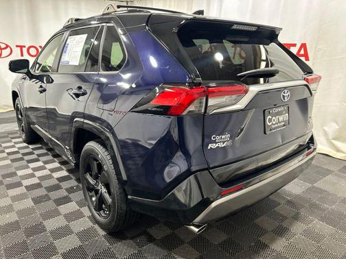 Blue Print w/Midnight Black Roof 2020 Toyota RAV4 Hybrid SE