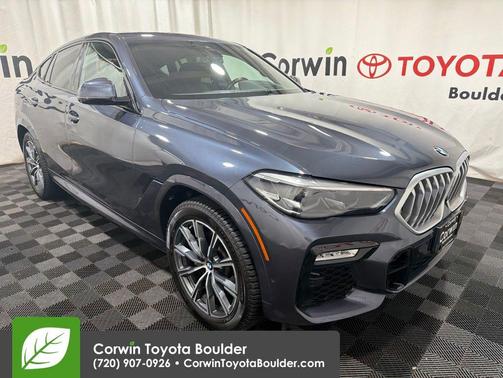 Arctic Gray Metallic 2021 BMW X6 xDrive40i