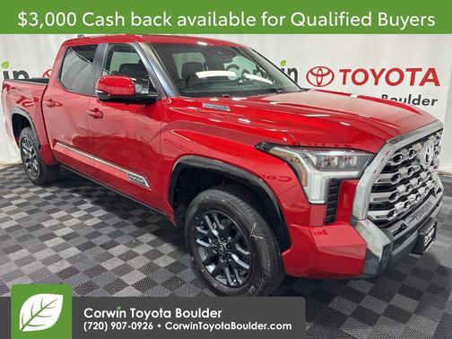 Supersonic Red 2026 Toyota Tundra Hybrid Platinum
