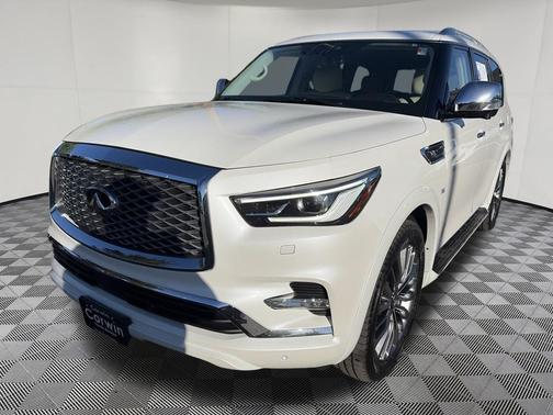 Moonstone White 2018 INFINITI QX80 Base