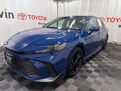 Reservoir Blue 2025 Toyota Camry SE