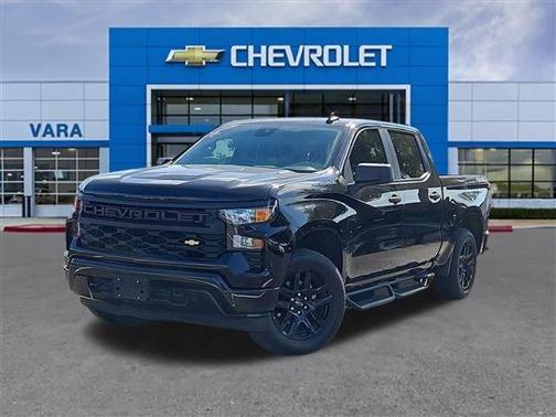 Black 2025 Chevrolet Silverado 1500 Custom