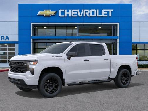 Summit White 2026 Chevrolet Silverado 1500 Custom