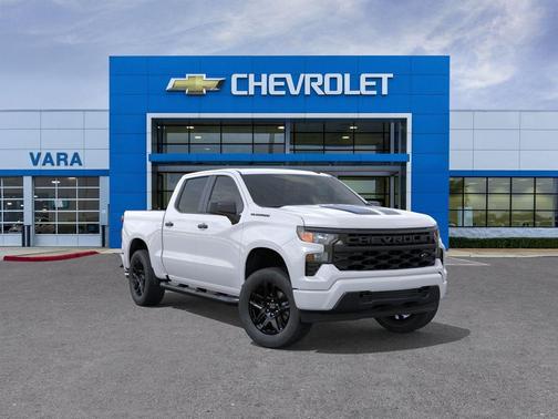 Summit White 2026 Chevrolet Silverado 1500 Custom