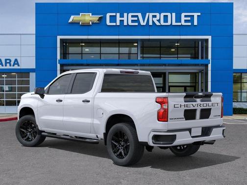 Summit White 2026 Chevrolet Silverado 1500 Custom