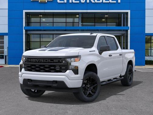 Summit White 2026 Chevrolet Silverado 1500 Custom