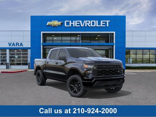 Black 2026 Chevrolet Silverado 1500 Custom