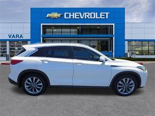 Lunar White 2020 INFINITI QX50 Luxe
