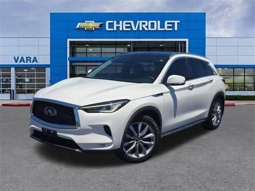 Lunar White 2020 INFINITI QX50 Luxe