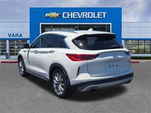 Lunar White 2020 INFINITI QX50 Luxe