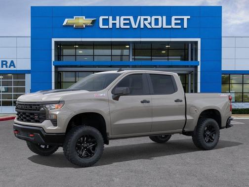 White Sand 2026 Chevrolet Silverado 1500 Custom Trail Boss