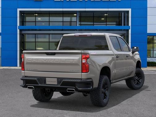 White Sand 2026 Chevrolet Silverado 1500 Custom Trail Boss