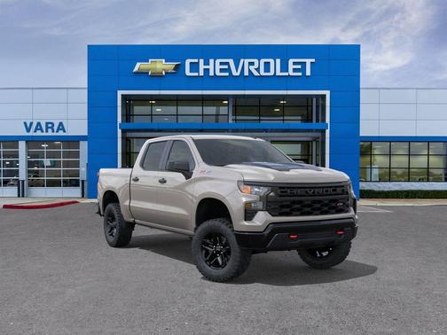 White Sand 2026 Chevrolet Silverado 1500 Custom Trail Boss