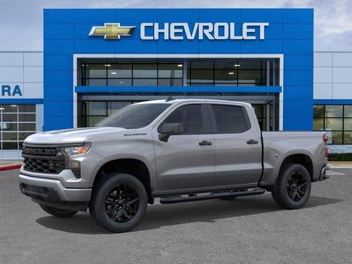 Sterling Gray Metallic 2026 Chevrolet Silverado 1500 Custom