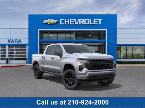 Sterling Gray Metallic 2026 Chevrolet Silverado 1500 Custom