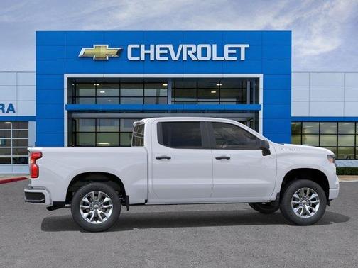 Summit White 2026 Chevrolet Silverado 1500 Custom