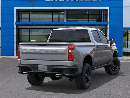 Sterling Gray Metallic 2026 Chevrolet Silverado 1500 Custom Trail Boss