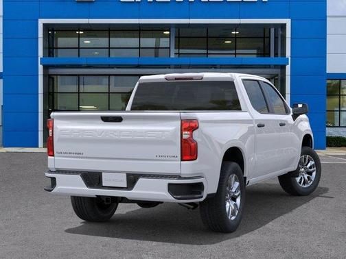 Summit White 2026 Chevrolet Silverado 1500 Custom