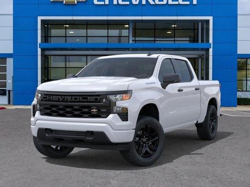 Summit White 2026 Chevrolet Silverado 1500 Custom