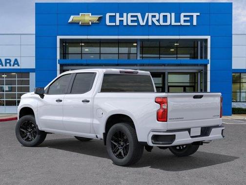 Summit White 2026 Chevrolet Silverado 1500 Custom