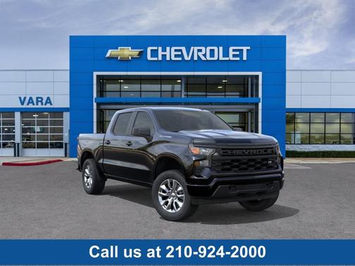 Black 2026 Chevrolet Silverado 1500 Custom