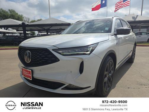 Platinum White Pearl 2022 Acura MDX A-Spec Package