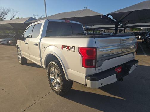 White Platinum 2018 Ford F-150 Platinum
