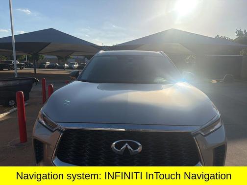 Warm Titanium 2023 INFINITI QX60 Luxe
