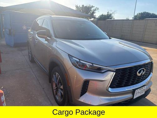 Warm Titanium 2023 INFINITI QX60 Luxe