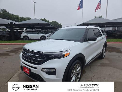 Oxford White 2020 Ford Explorer XLT